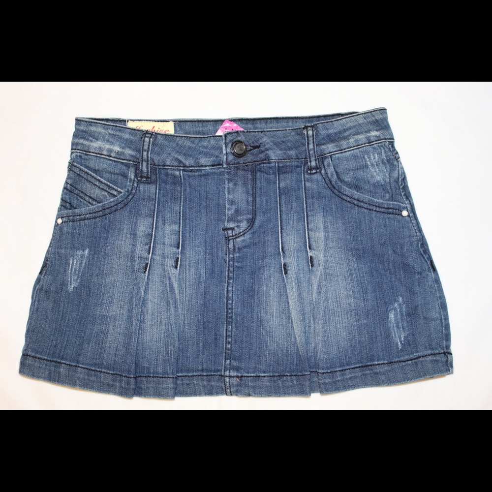 🌵Machine Jeans Mini Jean Skirt